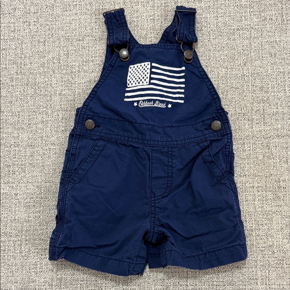 OshKosh B'gosh Dark Blue Kids Overalls